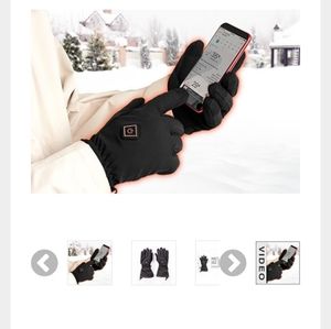 sharper image heated gloves